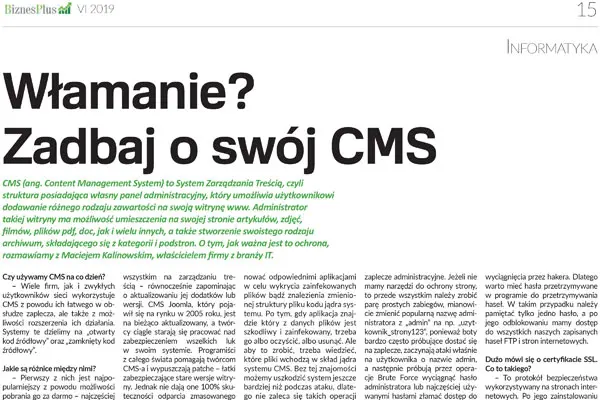 Wywiad z Maciej Kalinowski DGS Multisolution